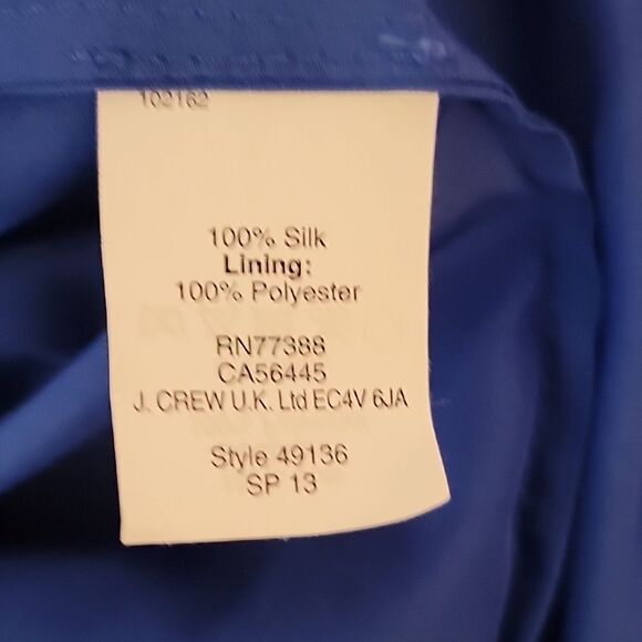 J.Crew silk midi dress Size 4P - Picture 10 of 14